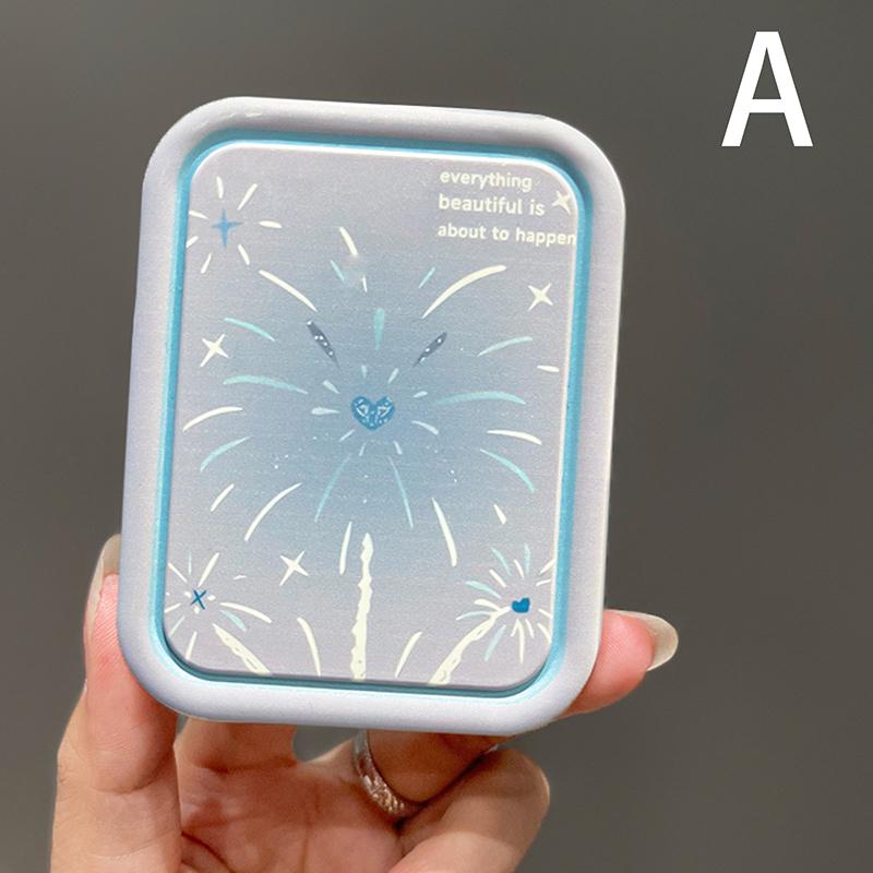 

Портативное складное зеркало для макияжа Портативное карманное зеркало Женское прямоугольное косметическое зеркало для инструментов Туалетный столик