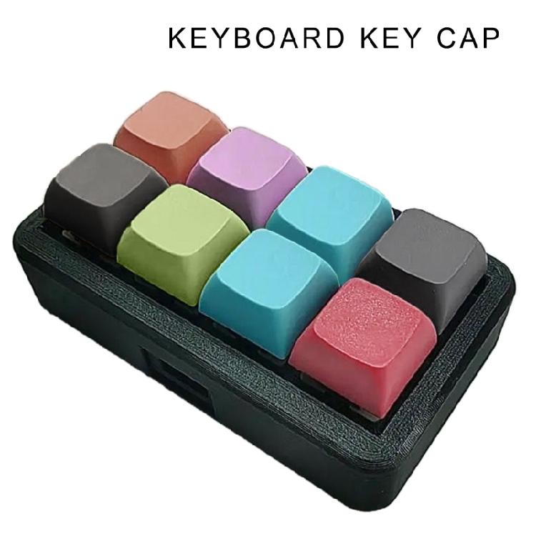 20 Stück Farb-PBT 1U Tastenkappen-Set XDA Höhe XDA Druck Leere Tastenkappe Zum Personalisieren von Mechanischen Tastaturen Verbessert das Tippen