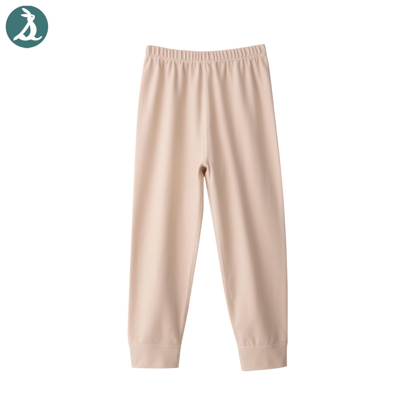 

Children s Thermal Cotton Pants: Comfortable, Elastic Sleep Pants for Boys & Girls - Perfect for Spring, Autumn, and Winter. 110cm