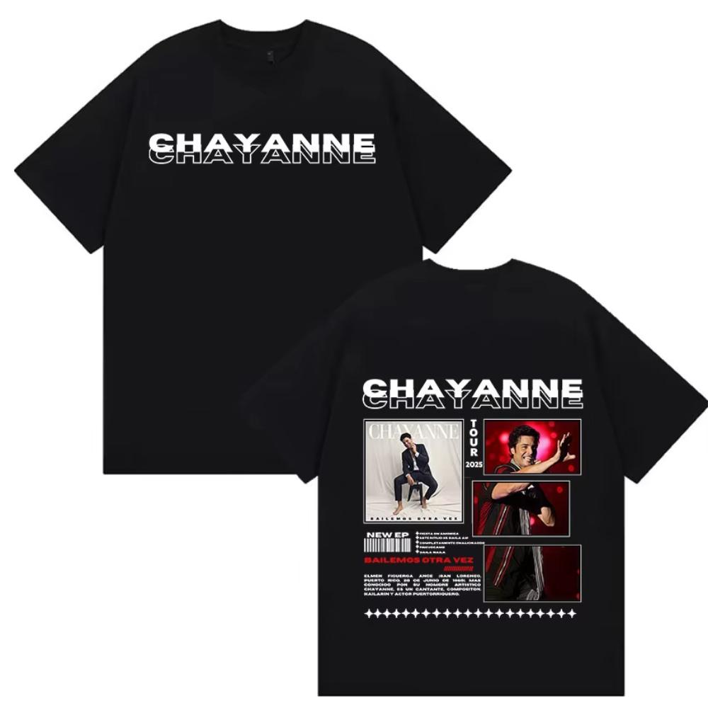 

Singer Chayanne Bailamos Otra Vez 2026 Album T Shirt Men s Hip Hop Gothic Short Sleeve T Shirt 90s Vintage Oversized Cotton Tees 5XL різнокольоровий