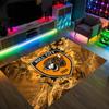 Hull City Football Design Crystal Velvet Carpet Cozy Non?Slip Printed Rug For Bedroom Living Room Entrance