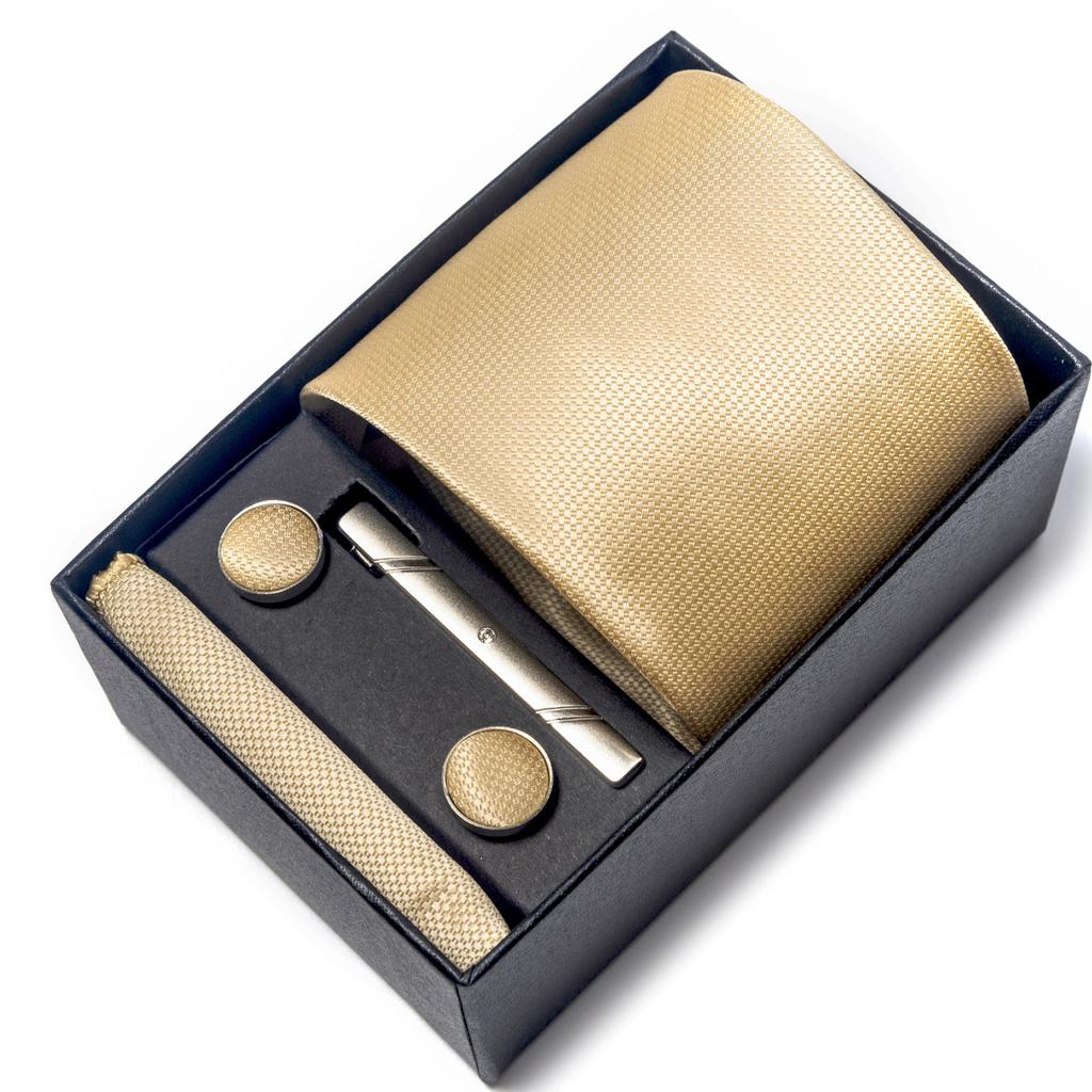 1200-Pin Men'S Tie Net Color Gift Box Tie Set Group Business Dress Wedding Tie Factory