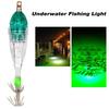 Waterproof Underwater LED Fishing Light Fish Lure Attracting Light Lamp with Squid Jig Hooks