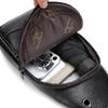 Men's Chest Pack Crossbody Bag Luxury Design Durable PU Leather Handbag Chest Bag Vintage Leisure Men's Handbag Shoulder Bag