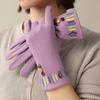 Thickened Women Suede Velvet  Gloves Solid Color Winter Mittens Fashion  Gloves  Skiing
