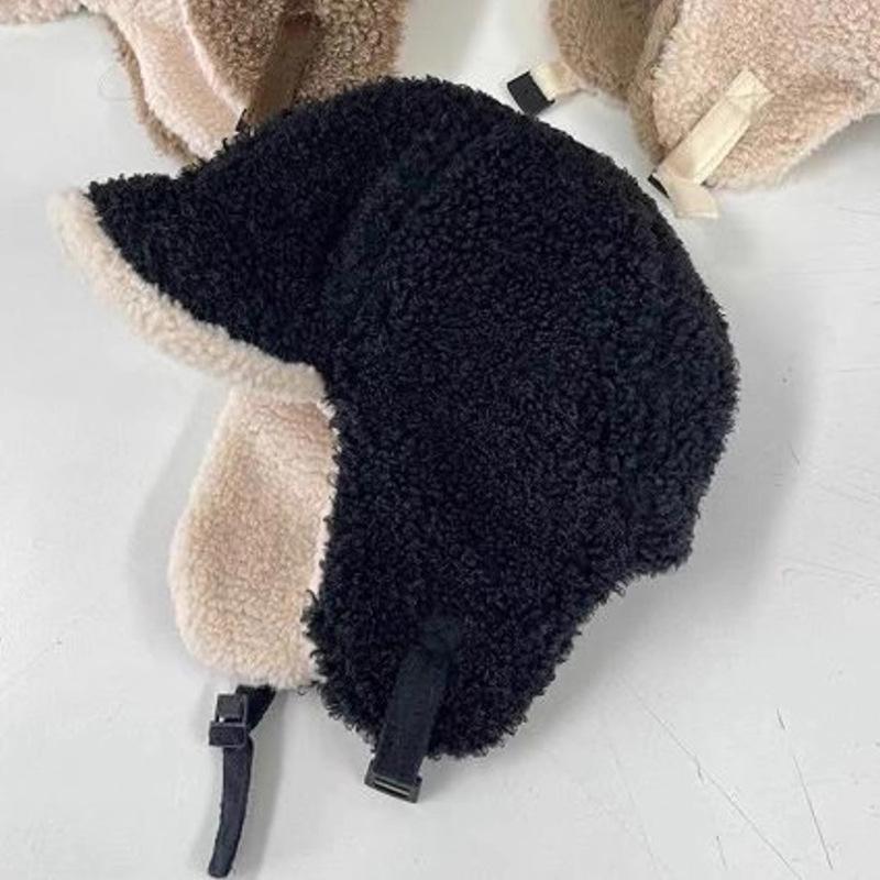 Bicycle Ear Protection and Windproof Lei Feng Hat Trendy Pilot Hat Men and Women Winter Korean Version Ins Thickened Warm Ski Hat