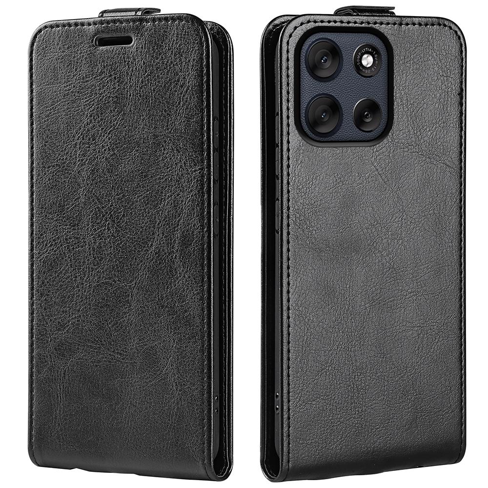 

For Motorola Moto G56 5G Case with Card Slots Vertical Flip Leather Phone Cover