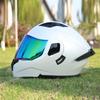 ORZ Flip Up Motorcycle Helmet Modular Full Face Dual Visor DOT Approved Street Bike Touring Crash Helmet