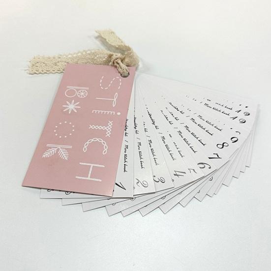 Stickstichbuch-Set DIY Stickerei Nachschlagewerk Stichanleitung Fäden Nadeln Schere Nähwerkzeug-Set Tragbares Stickerei-Set für Anfänger