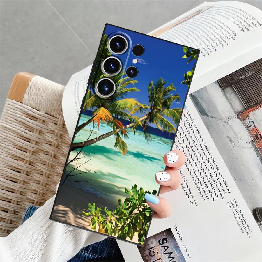 

Funda Phone Cover Case for Samsung Galaxy S26 Ultra S21 FE S10 S9 S20 Ultra S24 S23 S25 Plus Note 20 8 9 10 Minimalist Landscape Galaxy S22 5G