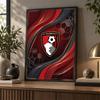 Bournemouth Football Diamond Painting Kit 5D Full Drill DIY Diamond Mosaic Wall Art Home Decor