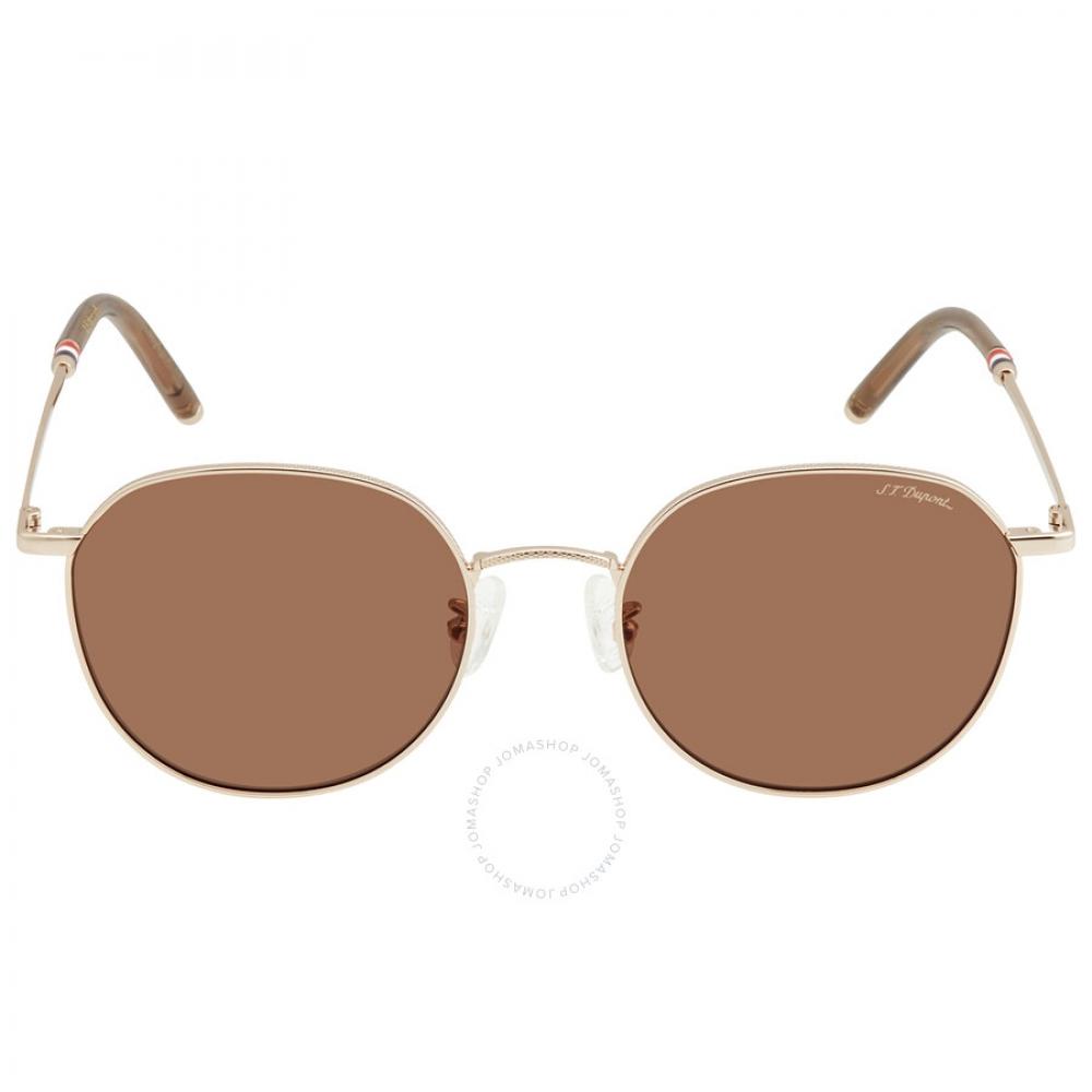 

Dupont Brown Round Unisex Sunglasses DP 6662 2 56