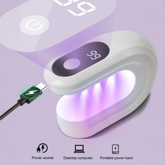 Mini UV LED lampa na nehty pro gelové nehty Přenosná manikúra