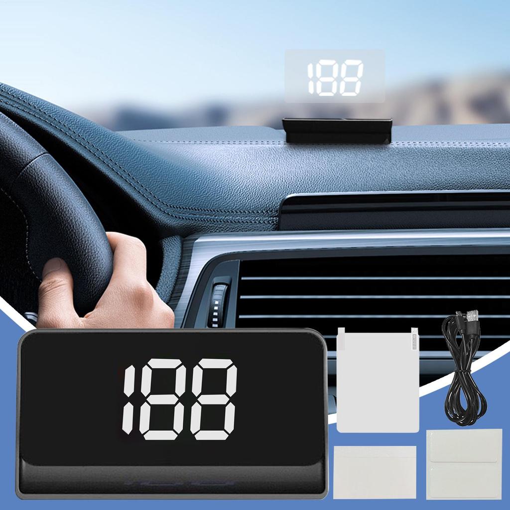 Car Head Up HD Display GPS Speedometer Speed KM/H Digital HUD Windshield Projector For  Cars Auto Electronics Accessories