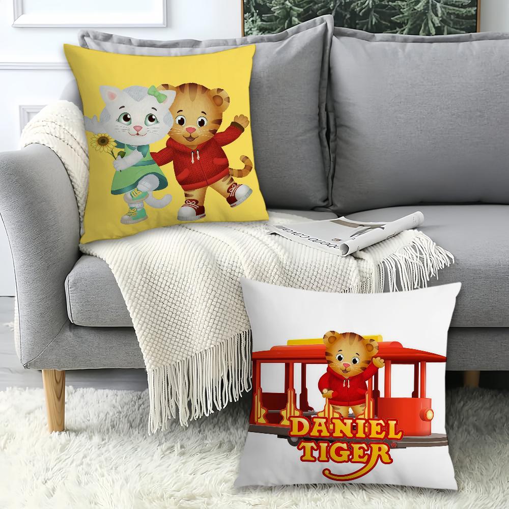 Cartoon Daniel Tiger's Neighborhood Pillow Case Office Cushions Suitable For Sofa Car Bedroom Decorative Cushion Cover