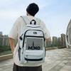 New Schoolbag Men's American Retro Tooling Wind Large Capacity Trend Backpack Strong and Durable Junior High School Backpack