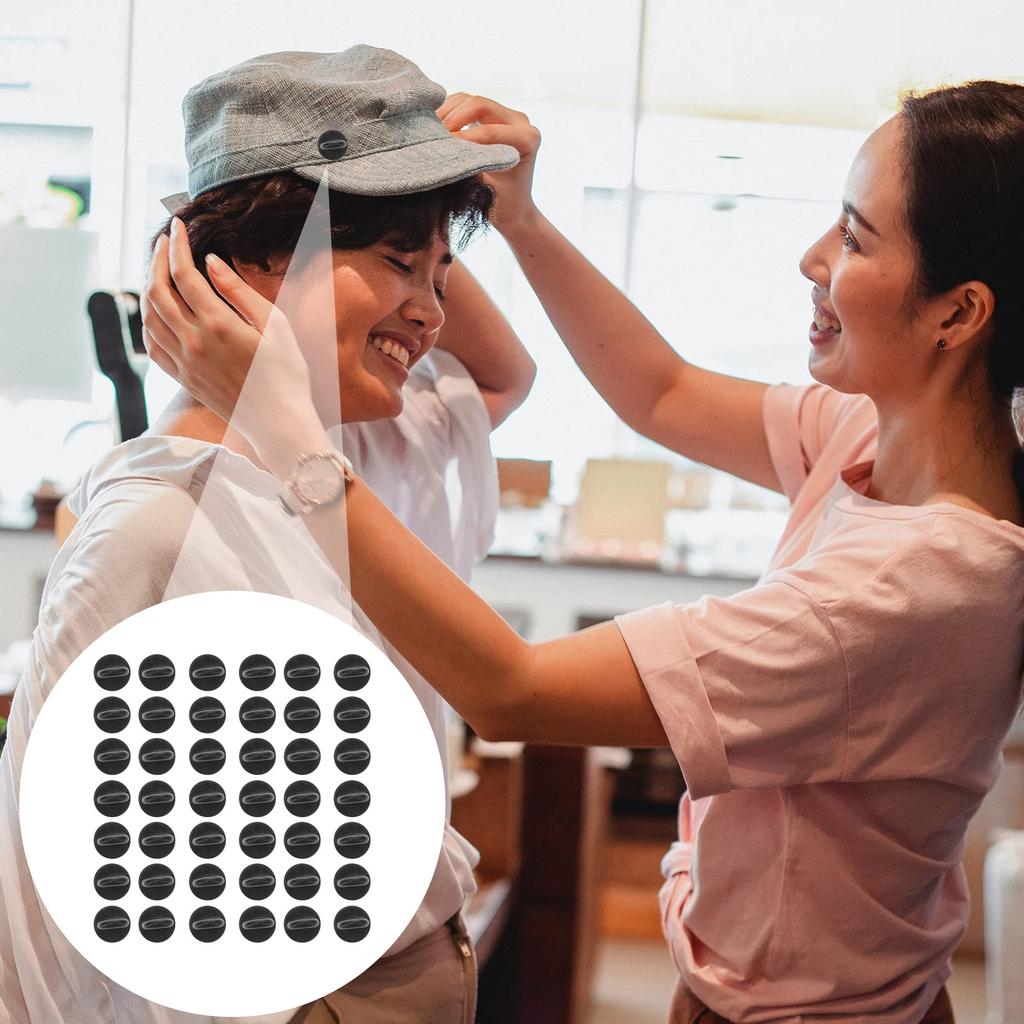 Rosenice 100 Stück Schwarze Gummi-Rückseiten-Anstecknadeln, 1,10 x 1,10 x 0,28 Zoll, Ersatz-Anstecknadeln für Uniformabzeichen, Krawattennadeln und Anstecknadeln, Perfekt