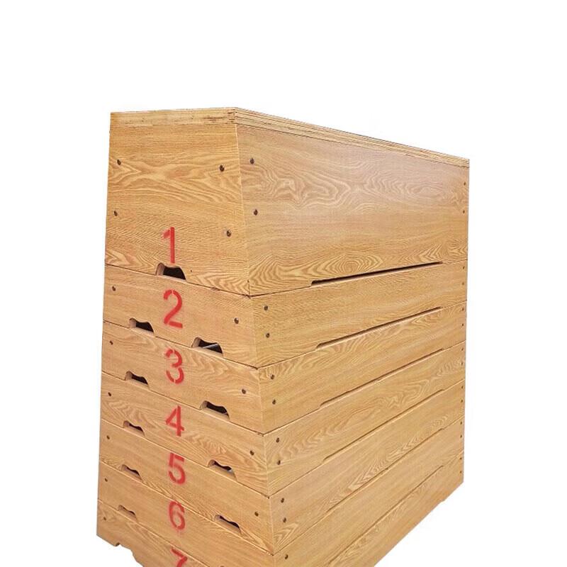 Multi-Section Pine Wood Gymnastics Vaulting Box