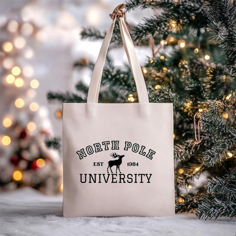 

Arctic north pole printing trend shoulder messenger bag large capacity student leisure canvas environmental protection bag No specification