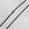 Stainless Steel Pearl Necklace with Titanium Thick Chain - Men's Minimalist Snake Bone Design