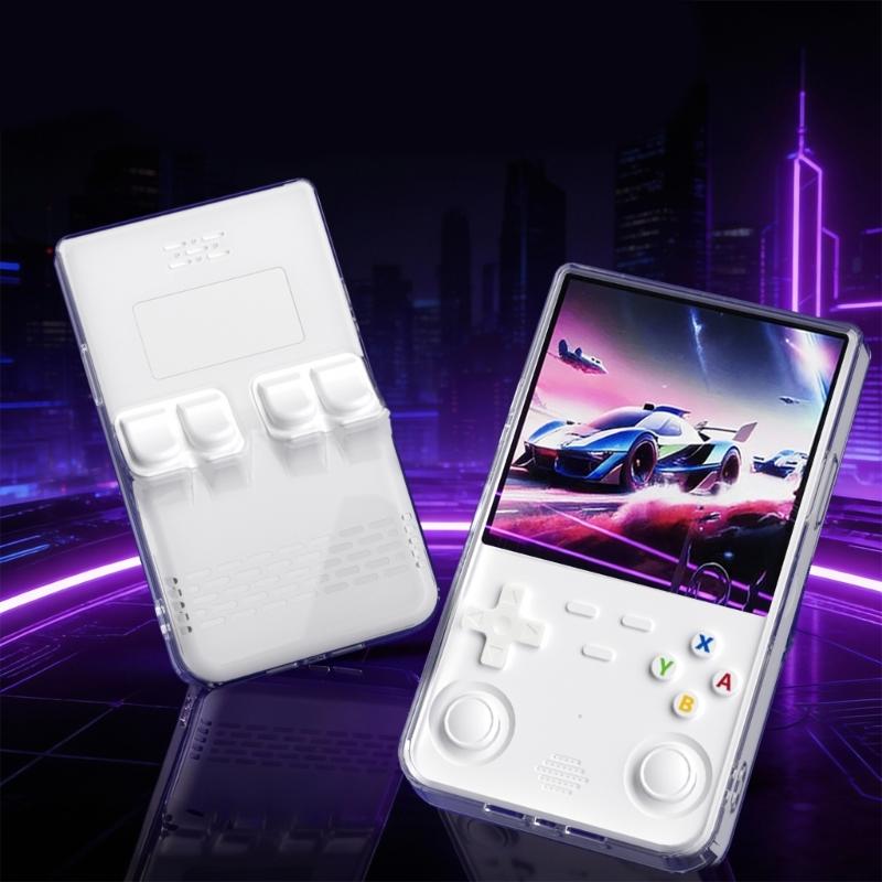 Shockproof Shell Guard Water Resistant Housing Shield Sleeve Case Suitable For R36 Handheld Game Console Travel Friendly Use