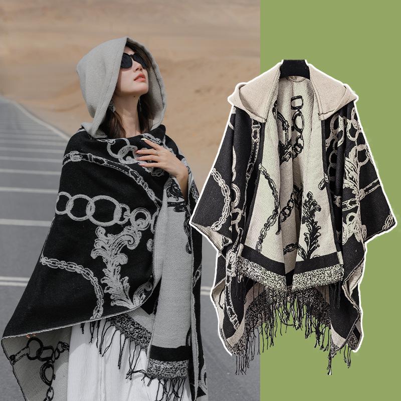 Retro Ethnic Style Large Comfortable Travel Shawl