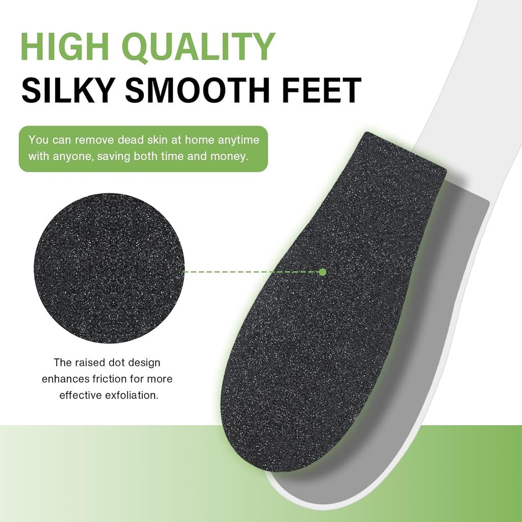 10 Pack Foot File,Foot Callus Remover Professional Sandpaper Pedicure Tools, Double Side Foot Scrubber, Sander for Dead Skin Foot Rasp Pedicure for