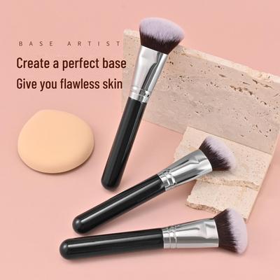 Large Sloped Traceless Liquid Foundation Brush - Perfect for BB Cream and Liquid Foundation Application, Get the Trendy Net Red Hot Style Look.