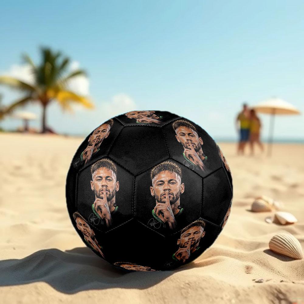 1 Stück Neymar Fußball Größe 5 Hallenfußball Mode Bunt Hinterhofspiel - Großartig für Sportfans Geschenk HE45