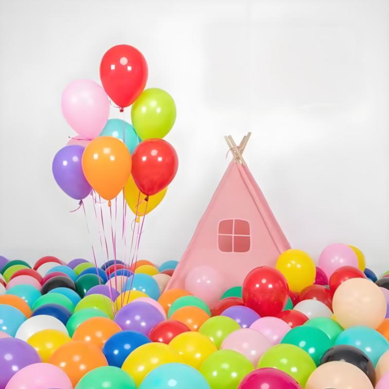 50 Mixed Color Balloons Anniversary Festival Wedding Decoration Balloons Christmas Birthday Party Diy Decoration Balloons
