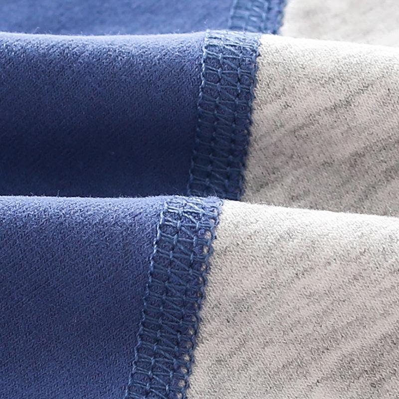Children Cotton Raglan Long Sleeve Top and Pants Set Boys Girls Thermal Underwear for Spring Fall