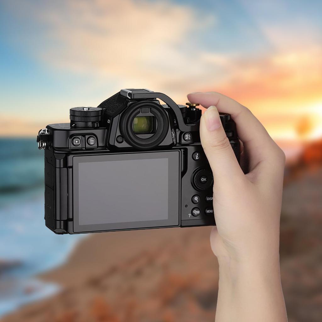 Haoge Metal Thumb Rest Hand Grip for Nikon Zf Camera Accessory, Black THB-ZF-B (Hot Shoe Thumb Rest)