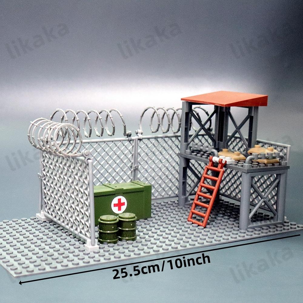 Military Weapons Base Building Blocks Toys Compatible Army Blocks Construction Bricks Toys for Boys Kids Birthday Gifts
