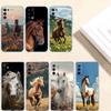 MH57 Fine Horse Phone Case for Motorola Edge 20 30 S30 40 50 Fusion Lite Plus Pro Neo Ultra One Power Action Macro Hyper Vision Zoom