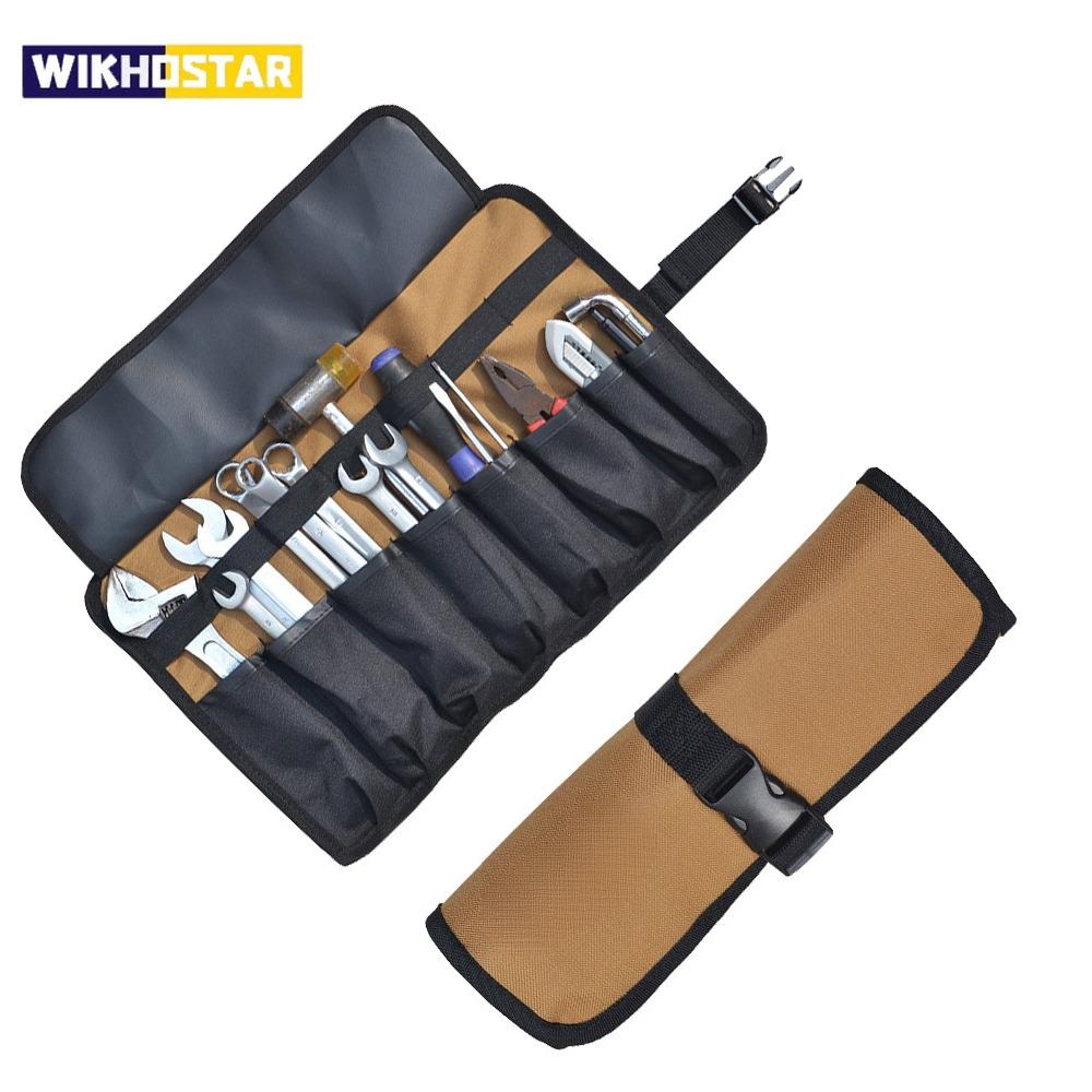 Tool Bags Oxford Storage Portable Toolkit Folding Reel Rolling Electricians Organizer Multi-purpose Car Repair Tool Kit Bags