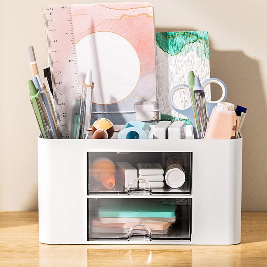 Pen Holder Storage Box For Cute Children, Girls, Elementary School Students, Desktop Stationery Storage Box, Multifunctional Large Capacity Pen Holder