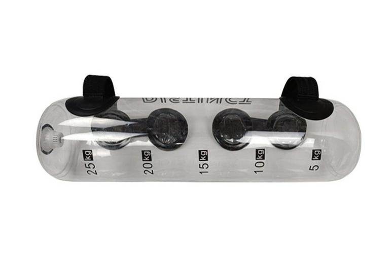 Transparent Weighted Water Bag for Outdoor Exercise - Integrated Dumbbell for Squat and Balance Training with Custom Logo