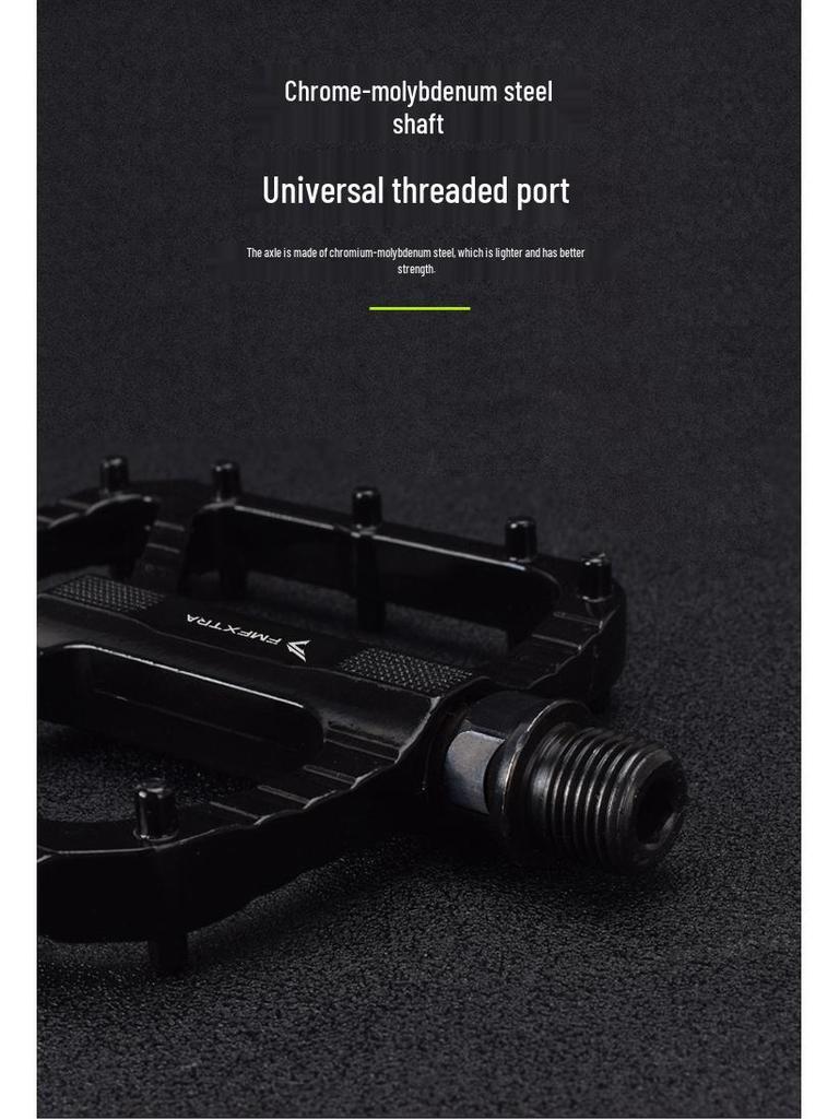 Anti-slip aluminium mountainbikepedalen met dubbele DU-lagers