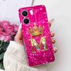 For Oppo A5x 4G CPH2725 Case Fashion Flower Crown Soft Silicone TPU Cover For Oppo A5X A5x 5G 6.67" Letter A-Z Phone Shell Capa