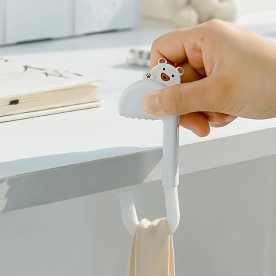 Skládací hák Úložný věšák Silný Nosný Kompaktní Přenosný Multifunkční Úložný Organizér Stolní Hák