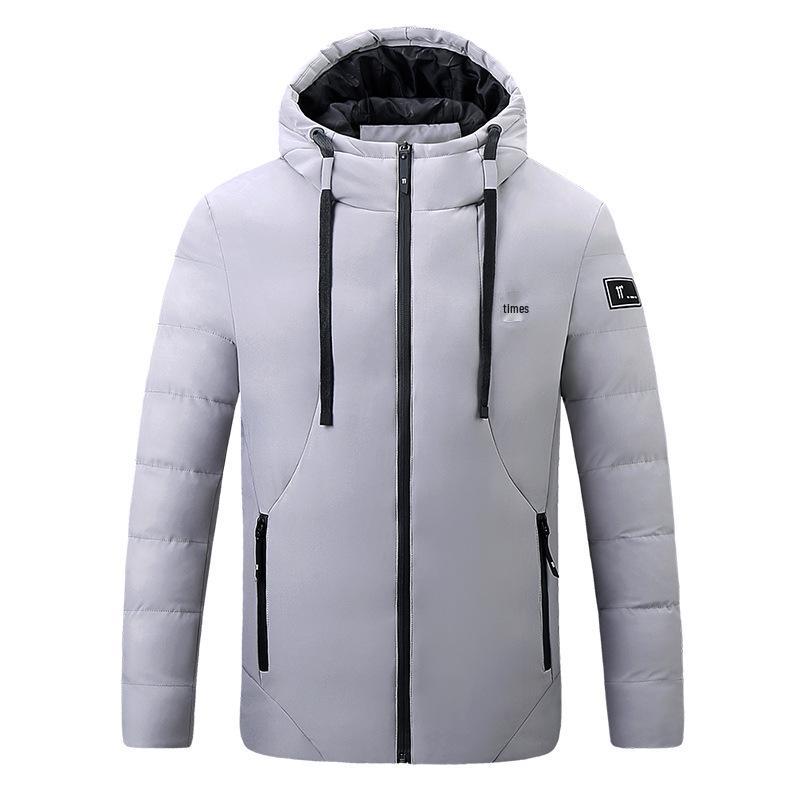 Unisex Smart Heated Winter Jacket with Hood - Rechargeable and Temperature-Controlled.
