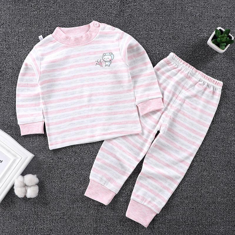 Kids Cotton Baby Clothing Set With Animal Patterns For Winter And Fall Comfort