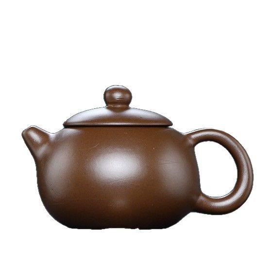 Handmade Yixing Zisha Purple Clay Xi Shi Teapot - Small Capacity Kung Fu Tea Brewing Set for Collectors and Households