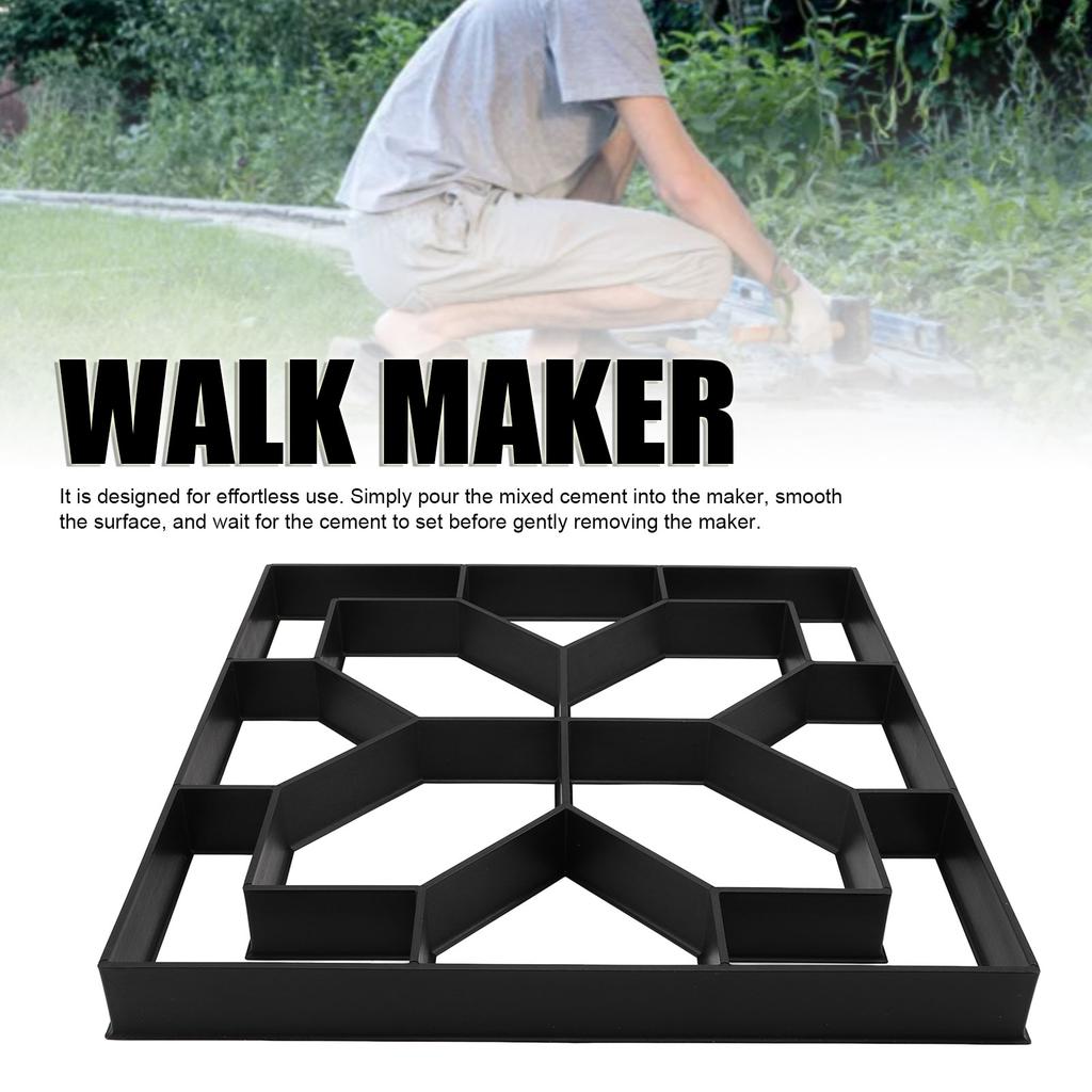40CM Walk Maker Manual Paving Reusable Concrete Path Maker for Garden Courtyard Sidewalk