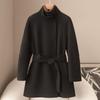 2026 Spring Women's 30% Cashmere Wool Coat - Casual Stand Collar Double-faced Jacket