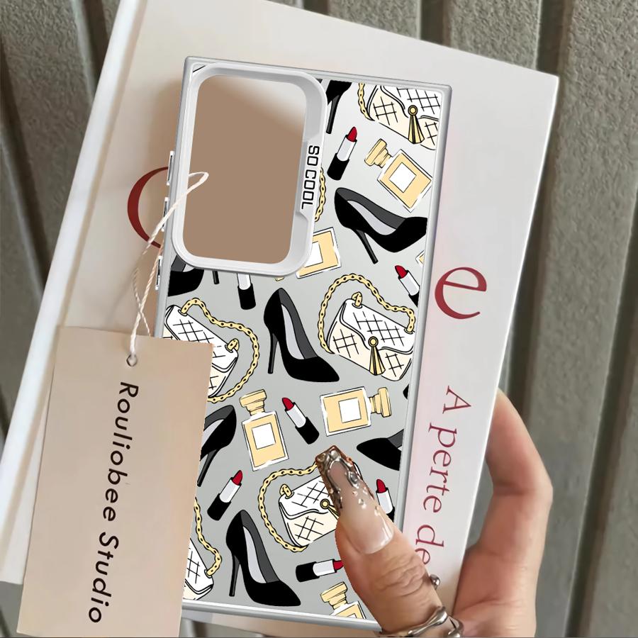 Case for Samsung Galaxy S25 S22 S21 S23 S20 Plus S25Edge S23 Ultra Note 20 Ultra S24 FE Phone Cover Fashion Pattern
