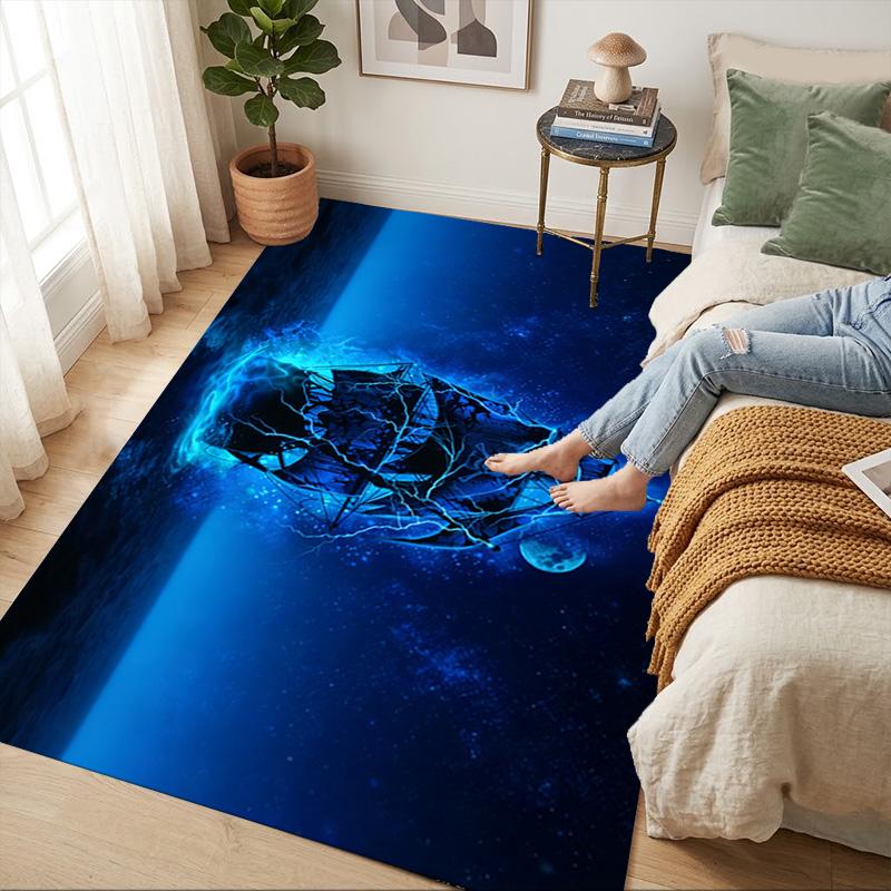 Blue Ship Living Room Nonslip Area Rug Soft Carpet For Bedroom Game Playroom Sofa Office Home Decor Doormat Christmas Gift C929121