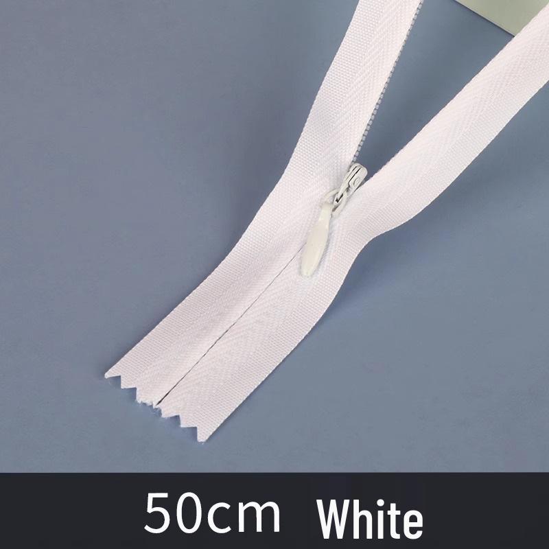 No. 3 Black & White Invisible Zipper Puller for Dress Pants, Skirts, and Duvet Covers - Anti-slip, Anti-opening Accessory.