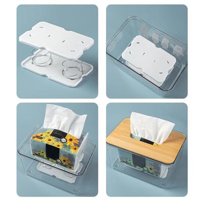 Creative Spring Holder Tissue Box Automatisk løft Fjærbelastet Tissue Box Tissue Spring Brakett Bil Tissue Box Spring Holder