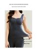 Women's Cashmere Silk Padded Bra Vest for Autumn/Winter Warmth